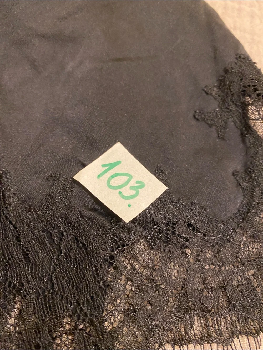 JOURNELLE SILK Black Lace-Trim Slip Dress - Women Intimates & Sleepwear. Size M